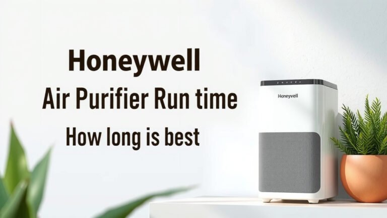 Honeywell Air Purifier Run Time: How Long Is Best