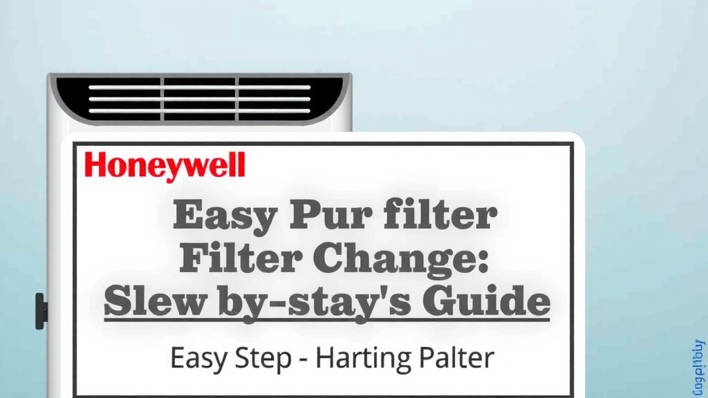 Honeywell Air Purifier Filter Change: Easy Step-by-Step Guide