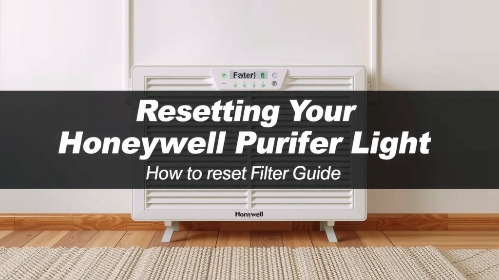 Resetting Your Honeywell Air Purifier Filter Light