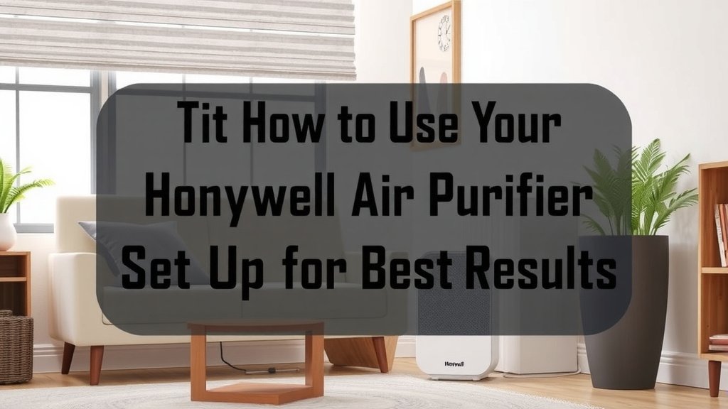 Getting Your Honeywell Air Purifier Set Up for Clean Air