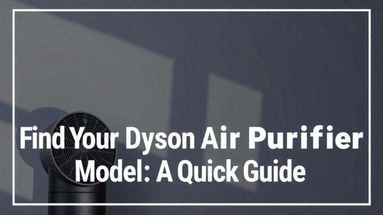 Find Your Dyson Air Purifier Model: A Quick Guide
