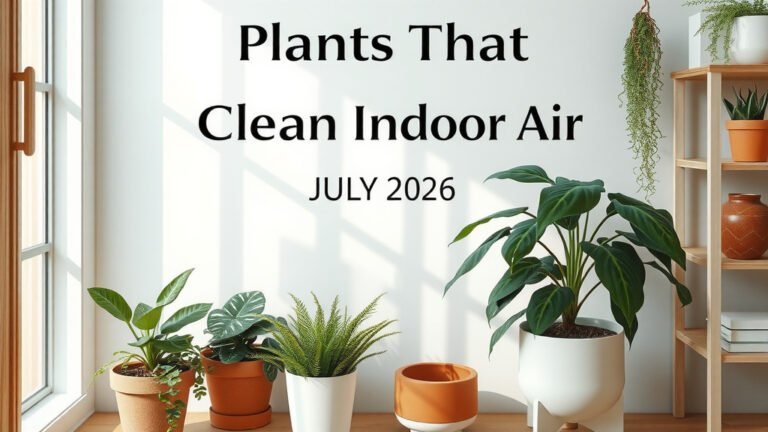 Plants That Clean Indoor Air July 2026