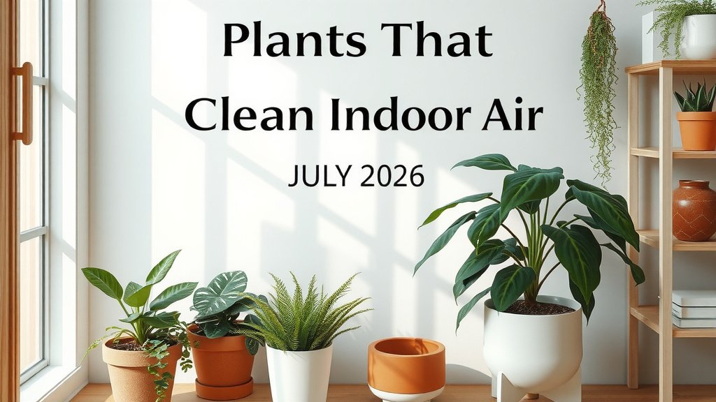 Plants That Clean Indoor Air July 2026
