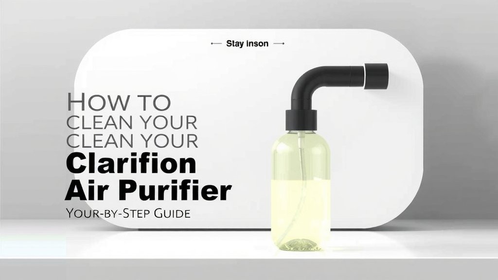 How to Clean Your Clarifion Air Purifier: Step-by-Step Guide