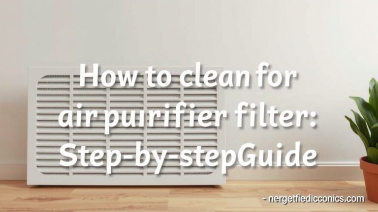 How to Clean Your Air Purifier Filter: A Step-by-Step Guide