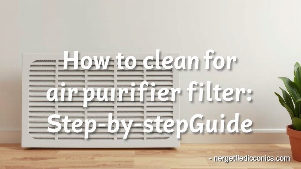 How to Clean Your Air Purifier Filter: A Step-by-Step Guide