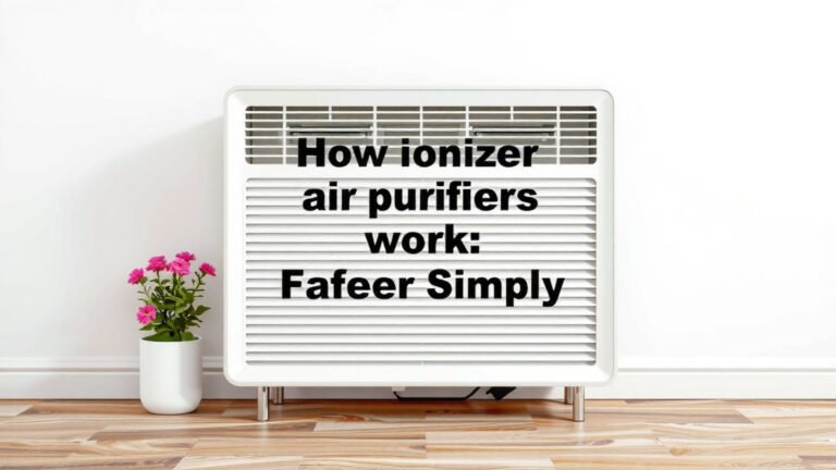 How Ionizer Air Purifiers Work: Explained Simply