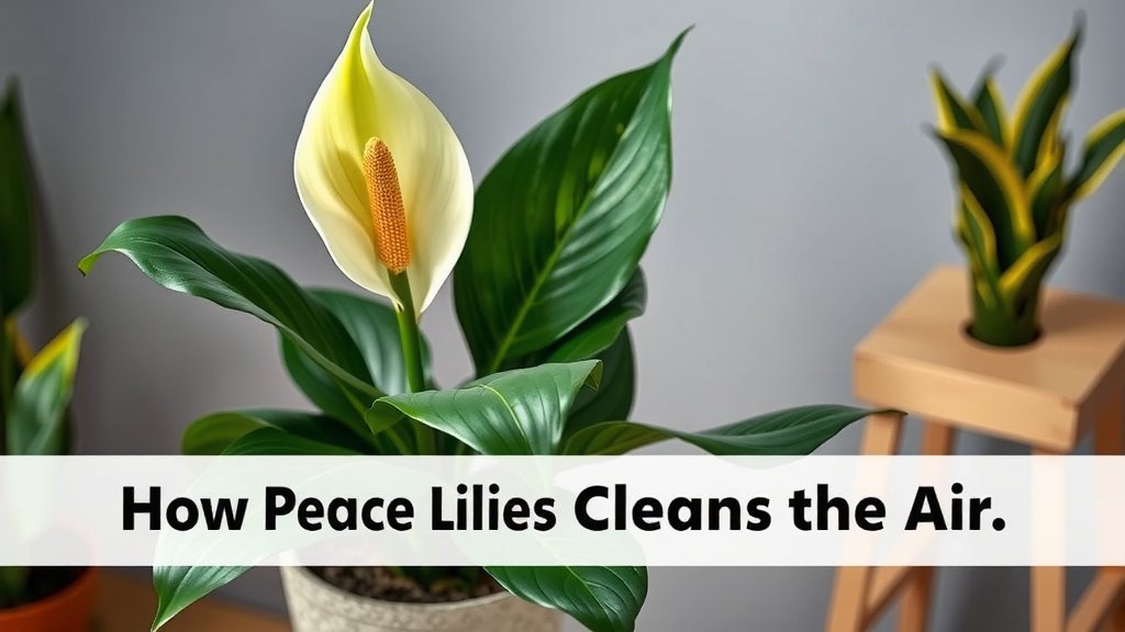 How Your Peace Lily Cleans the Air