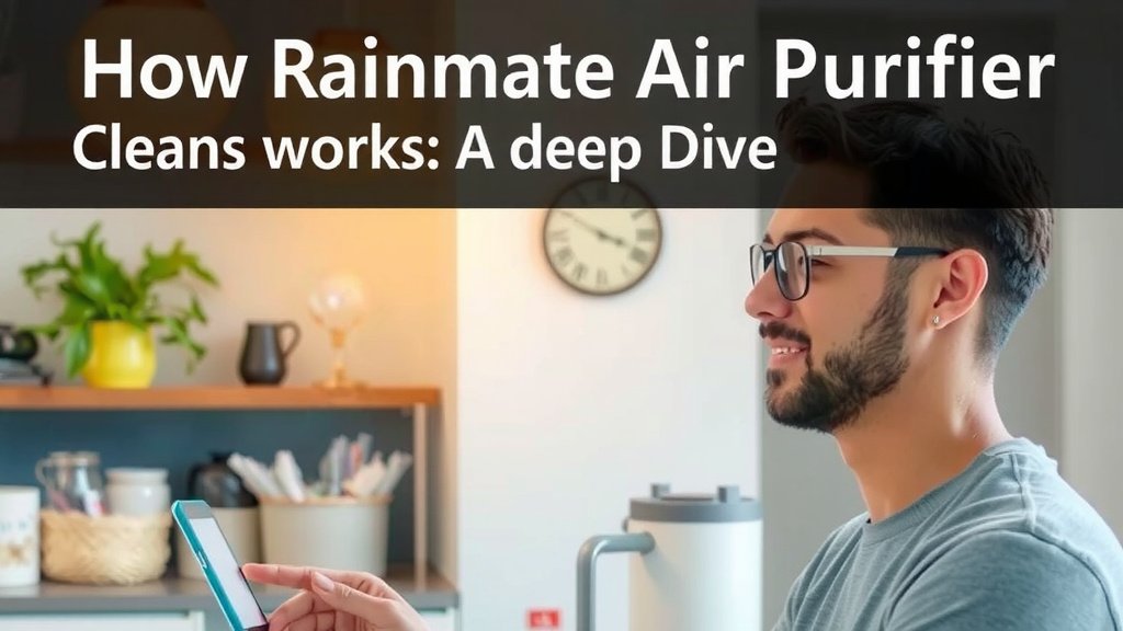 How the RainMate Air Purifier Cleans Your Air with Water