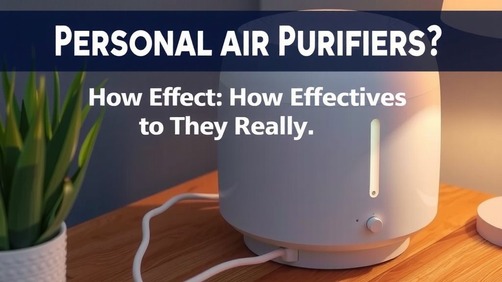 Personal Air Purifiers: How Effective Are They Really