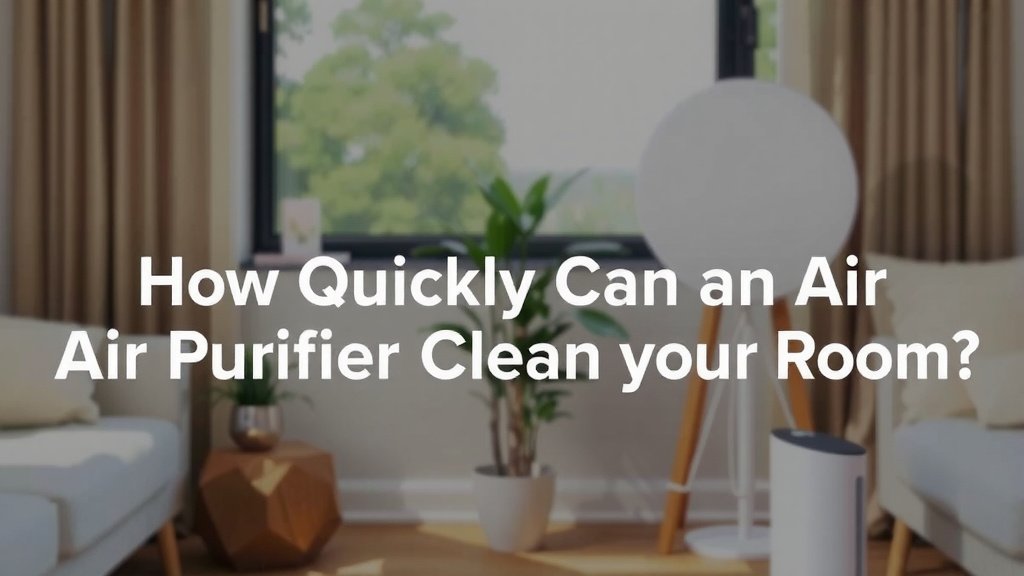 How Quickly Can an Air Purifier Clean Your Room?