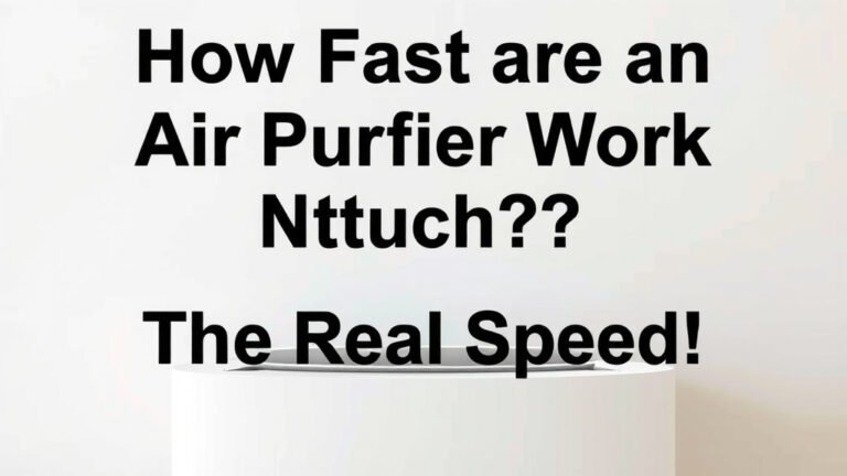 How Fast Does an Air Purifier Work? The Real Speed