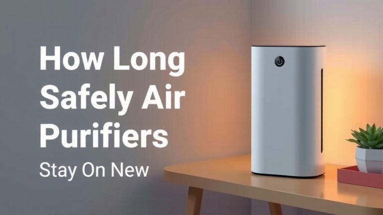 How Long Can Air Purifiers Stay On Safely