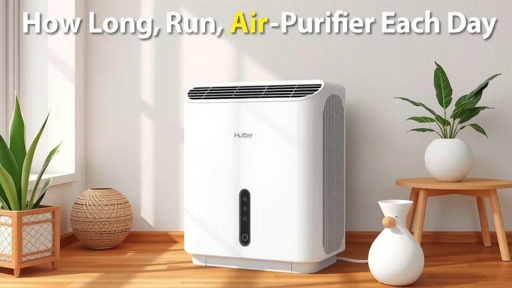 How Long to Run Your Air Purifier Daily? Let's Get It Going!