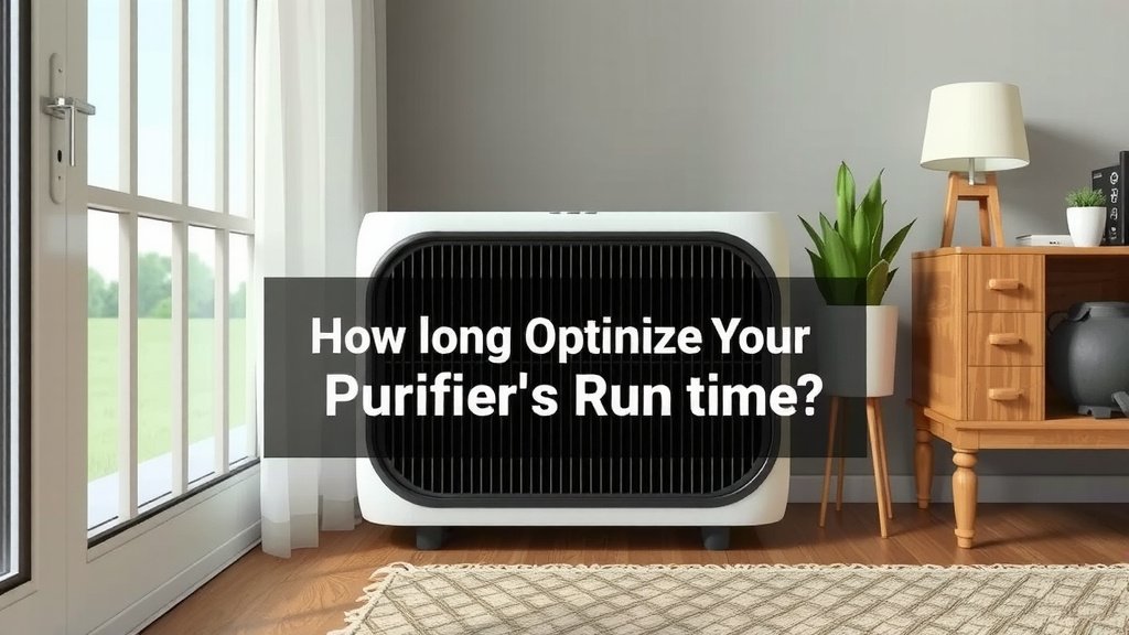 Optimizing Your Air Purifier's Run Time