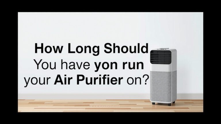 How Long Should You Run Your Air Purifier Daily