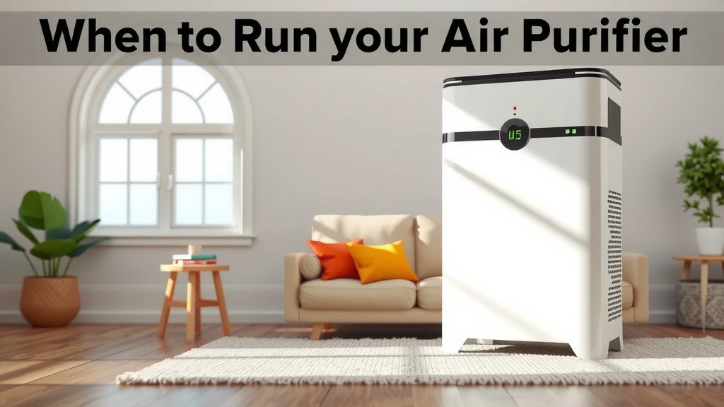 When to Run Your Air Purifier: Continuous vs. Intermittent Use