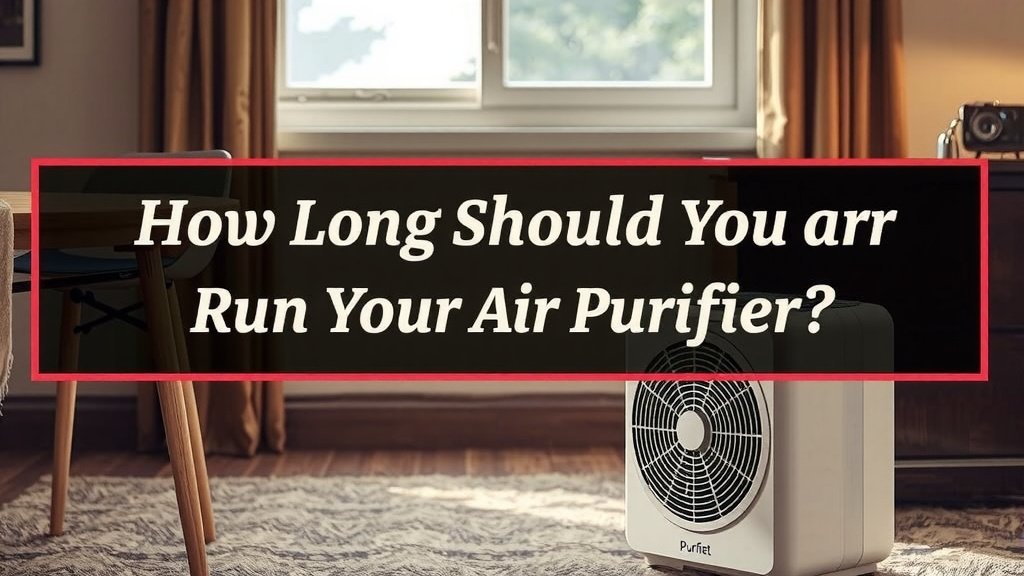 How Long Should You Run Your Air Purifier?