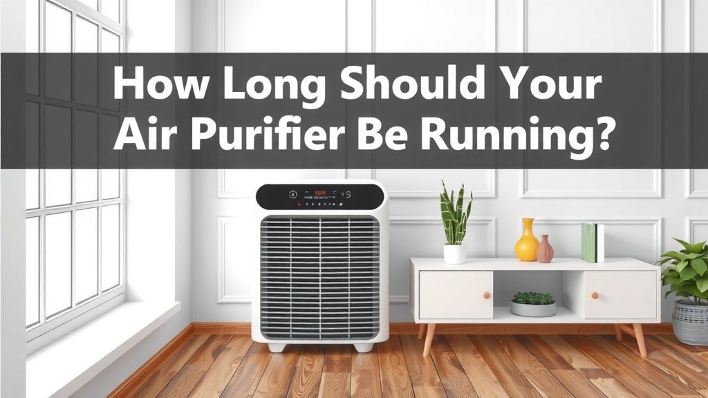 How Long Should Your Air Purifier Be Running?