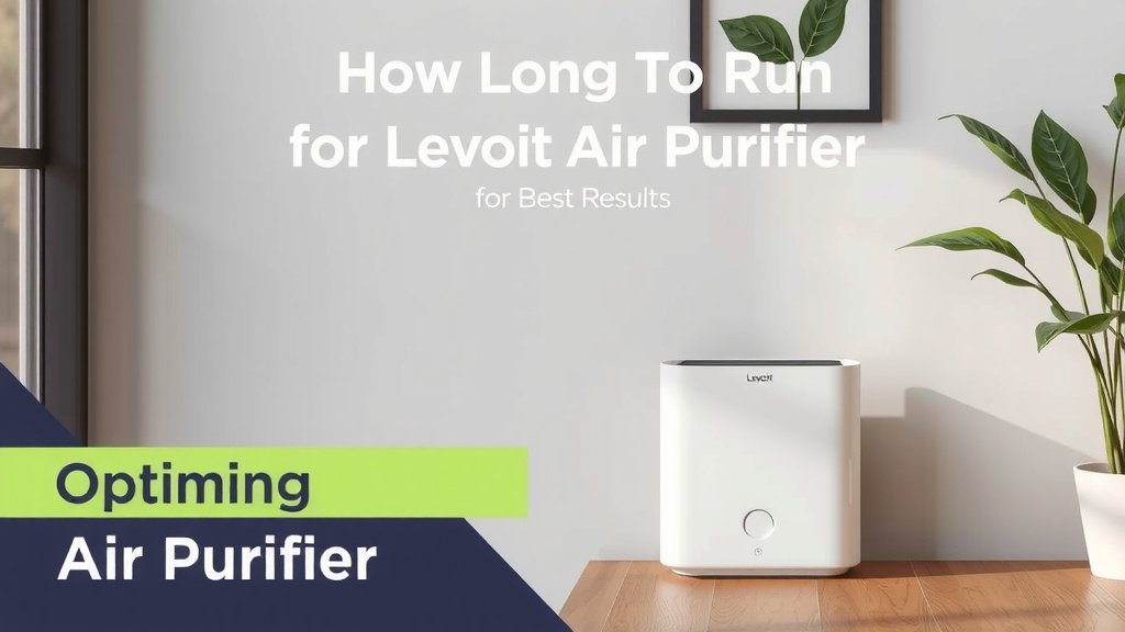 Optimizing Your Levoit Air Purifier Run Time