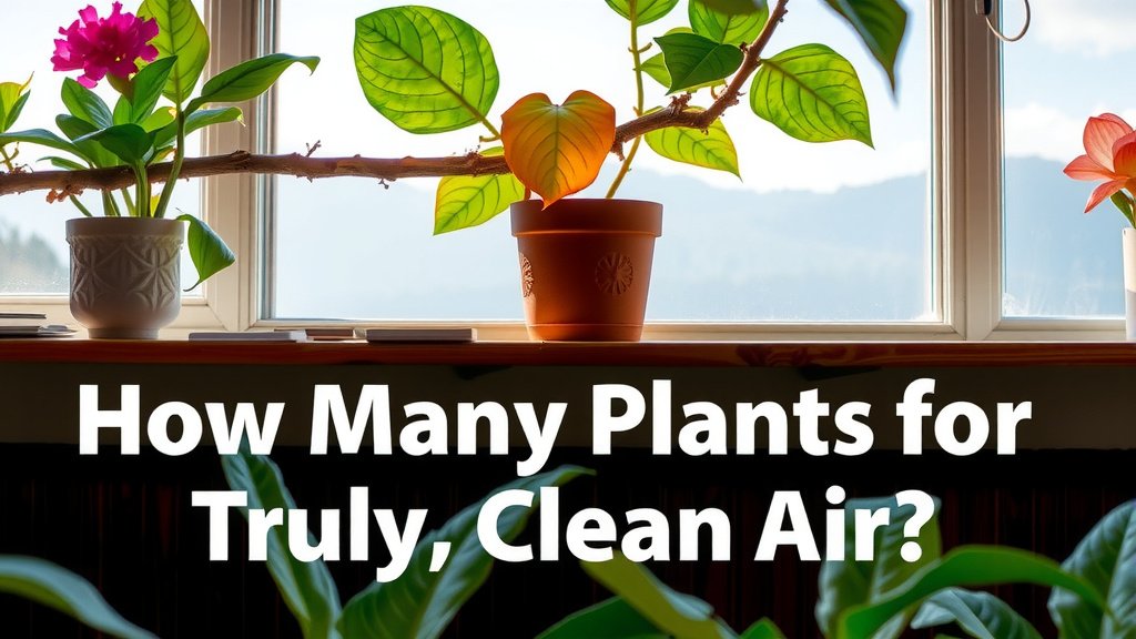 How Many Plants for Truly Clean Air? Let's Get Real.