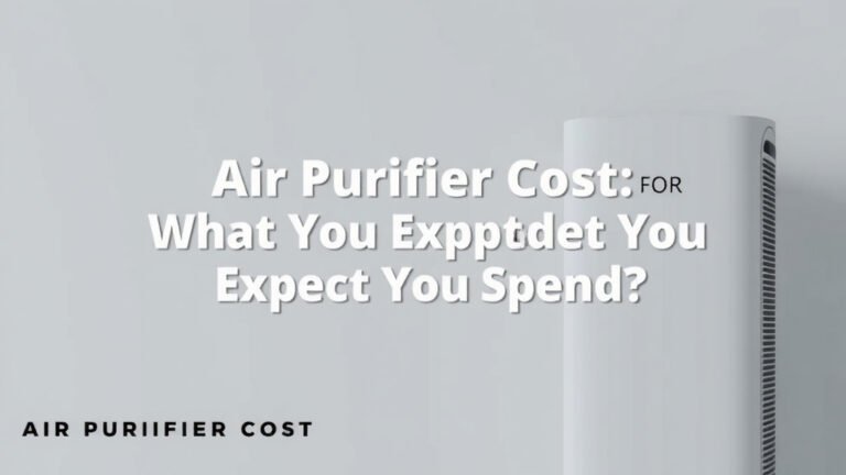 Air Purifier Cost: What You Should Expect to Spend