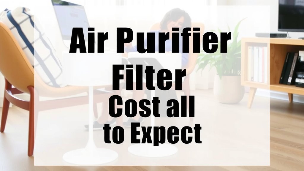 Air Purifier Filter Costs: What to Expect