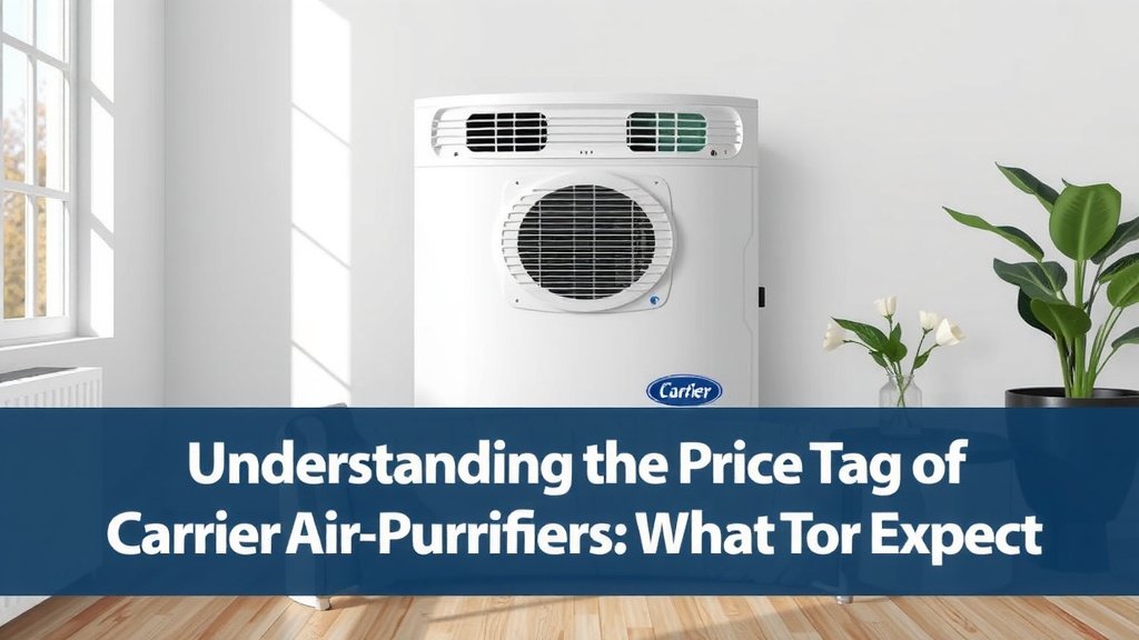 Understanding the Price Tag of Carrier Infinity Air Purifiers