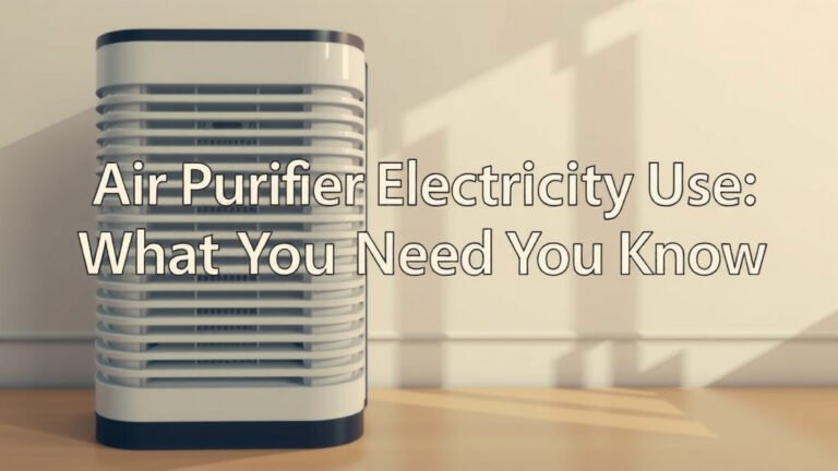 Air Purifier Electricity Use: What You Need to Know