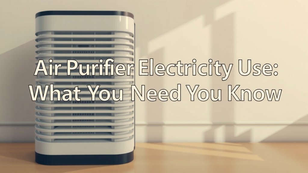Air Purifier Electricity Use: What You Need to Know