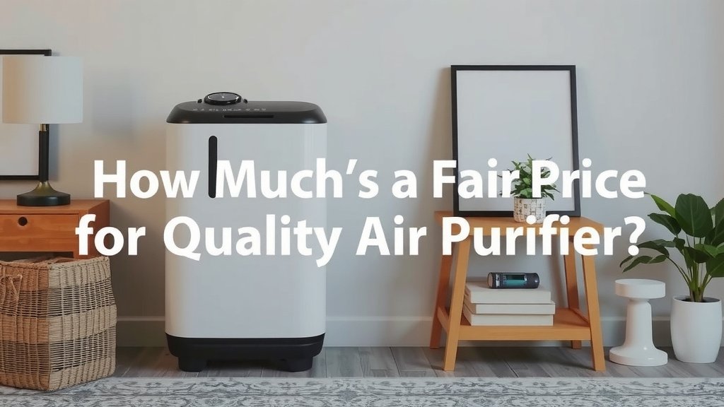 What's a Fair Price for a Quality Air Purifier?