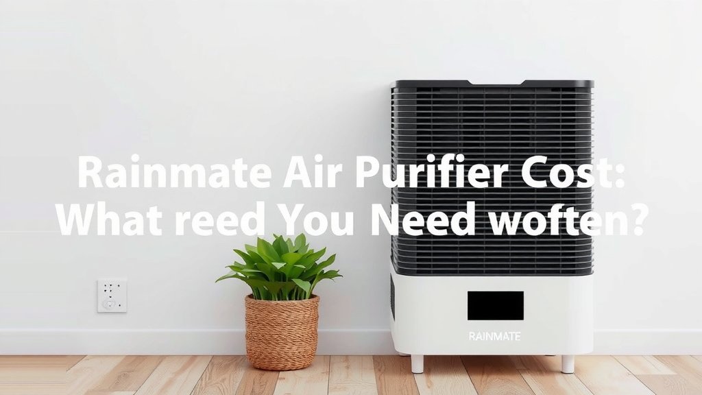 Rainmate Air Purifier Cost: What You Need to Know