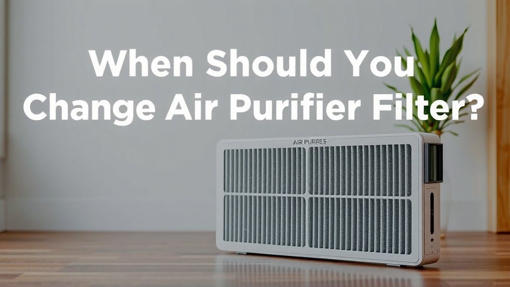 When Should You Replace Your Air Purifier Filter?