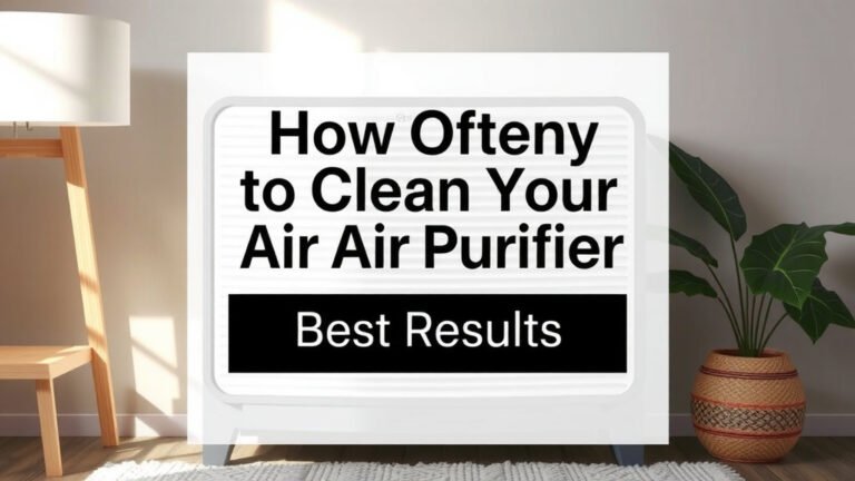 How Often to Clean Your Air Purifier for Best Results