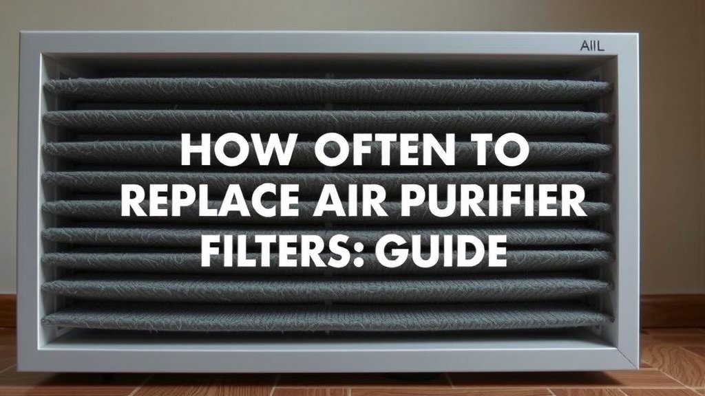 How Often to Replace Air Purifier Filters: A Guide