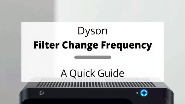 Dyson Air Purifier Filter Change Frequency: A Quick Guide