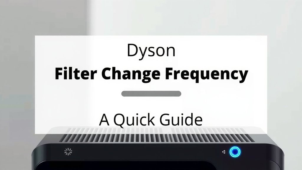 Dyson Air Purifier Filter Change Frequency: A Quick Guide
