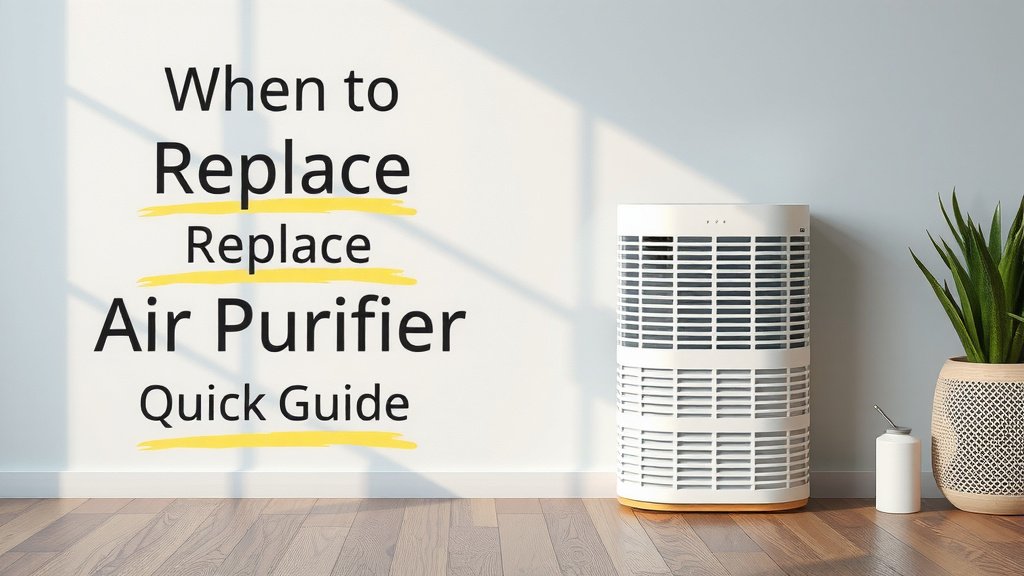 When to Replace Air Purifier Filters: A Quick Guide