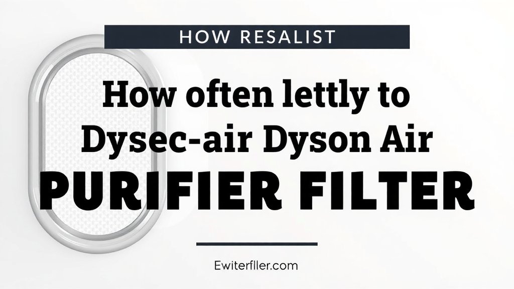 How Often to Replace Dyson Air Purifier Filter