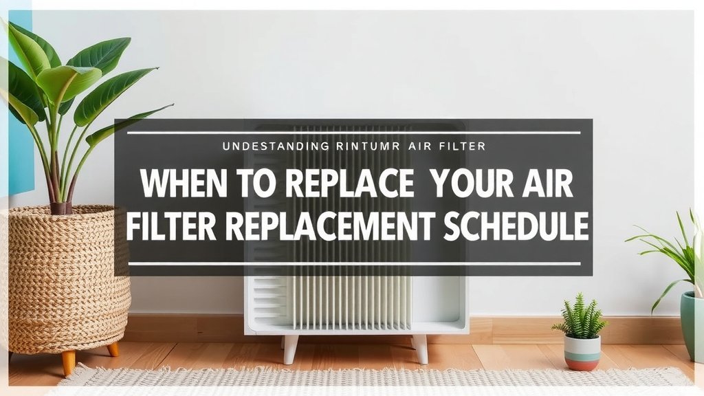 Understanding Your Air Purifier Filter Replacement Schedule
