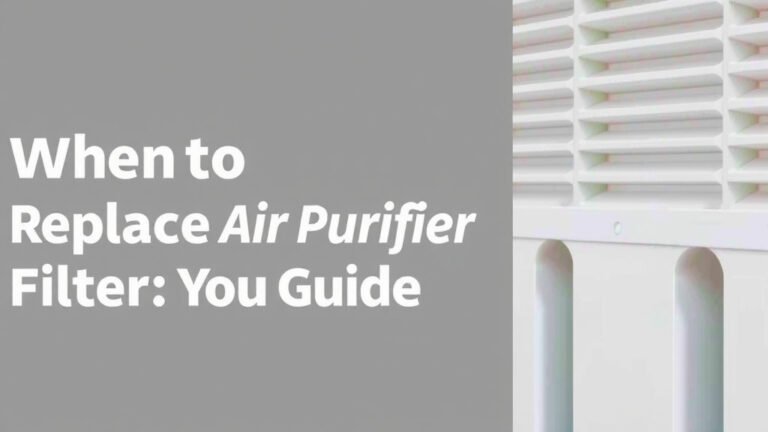 When to Replace Air Purifier Filter: Your Guide