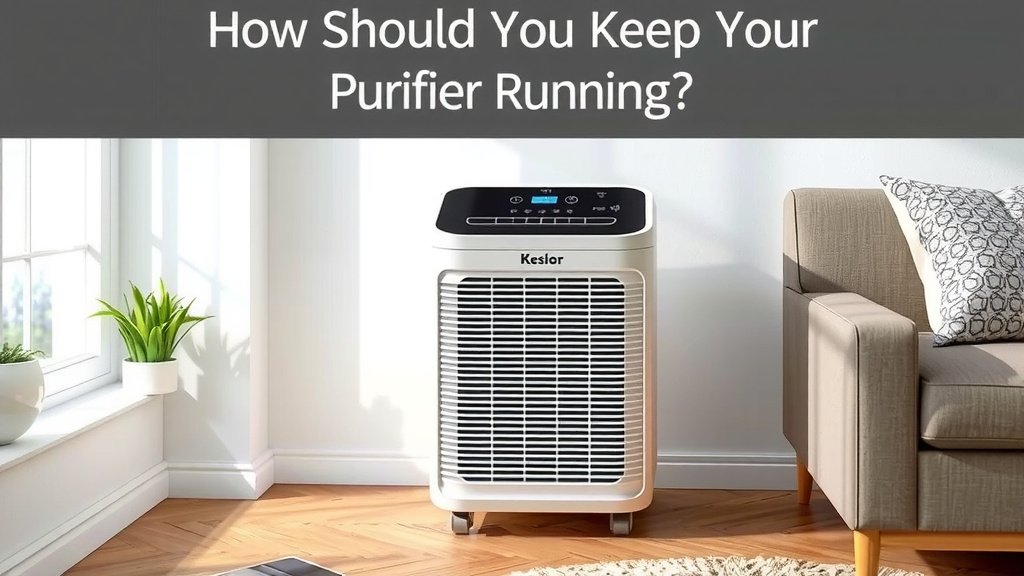When Should You Keep Your Air Purifier Running?