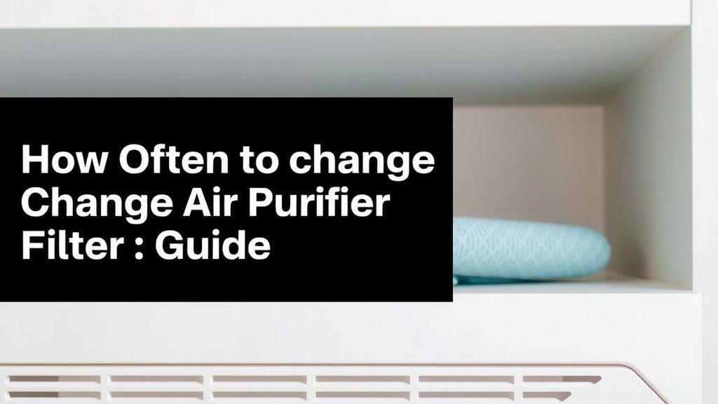 How Often to Change Air Purifier Filter: A Guide
