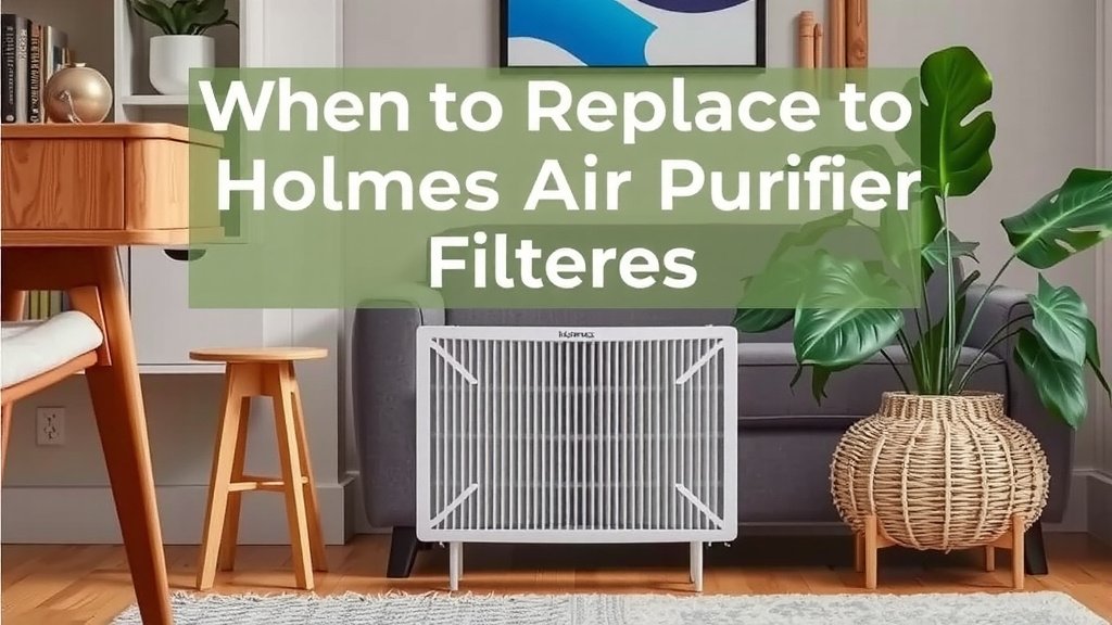 When to Replace Your Holmes Air Purifier Filter