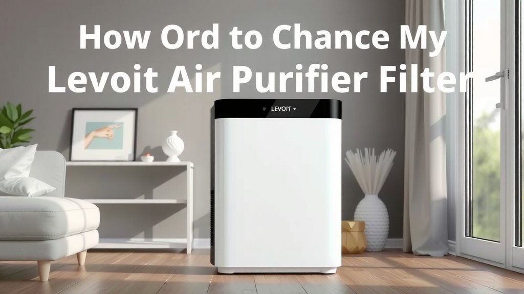 When to Swap Your Levoit Air Purifier Filter