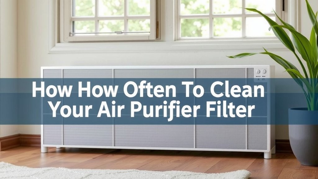 How Often To Clean Your Air Purifier Filter