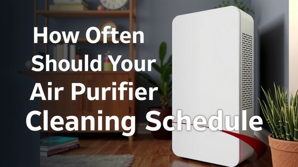 Figuring Out Your Air Purifier Cleaning Schedule