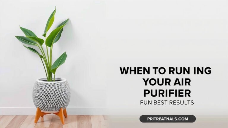 When to Run Your Air Purifier for Best Results