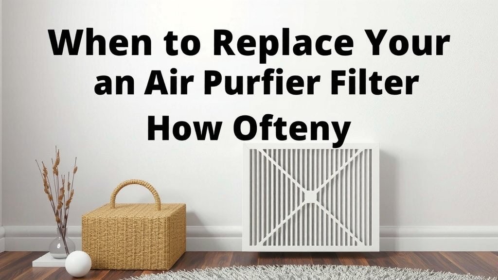 When to Replace Your Air Purifier Filter