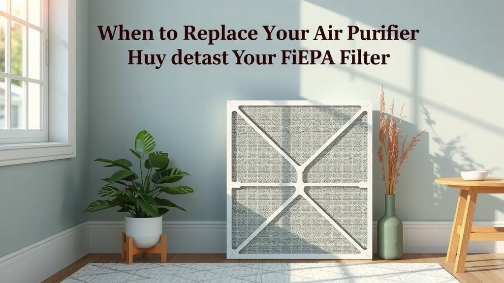 When to Replace Your Air Purifier's HEPA Filter